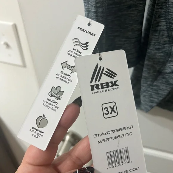 Heather Gray Cowl Neck Pullover Athletic Hoodie - Picture 4 of 8